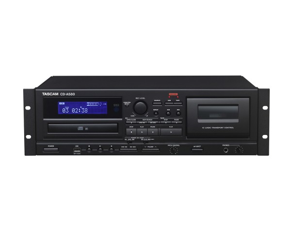 Tascam CD-A580 Cassette Deck with CD Player 2