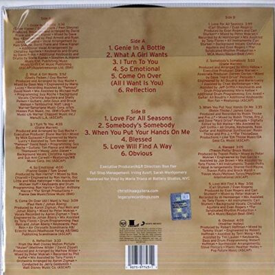 Christina Aguilera - Christina Aguilera - Vinyl rear