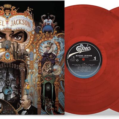 Michael Jackson Dangerous Limited Edition 2LP Red Vinyl Record