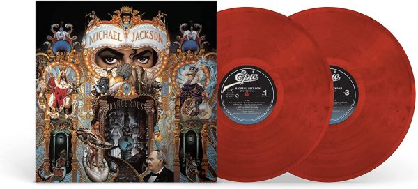 Michael Jackson Dangerous Limited Edition 2LP Red Vinyl Record