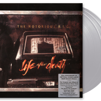 The Notorious B.I.G Life After Death Limited Edition Silver Vinyl Record