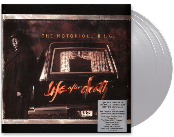 The Notorious B.I.G Life After Death Limited Edition Silver Vinyl Record