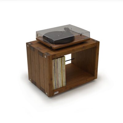 Atacama Elite Eco 24 Two Shelf Vinyl Storage Module Dark Bamboo