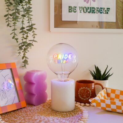 PRIDE LED Filament Bulb (Screw Down Style)