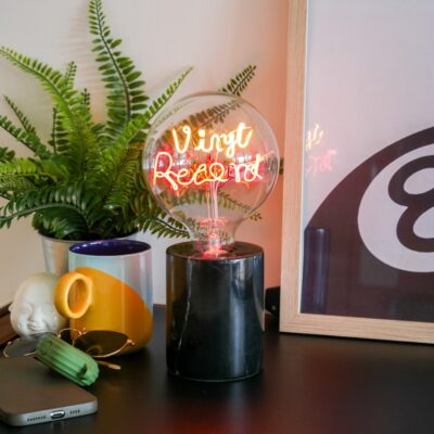 VINYL RECORD LED Filament Bulb (Screw Down Style)