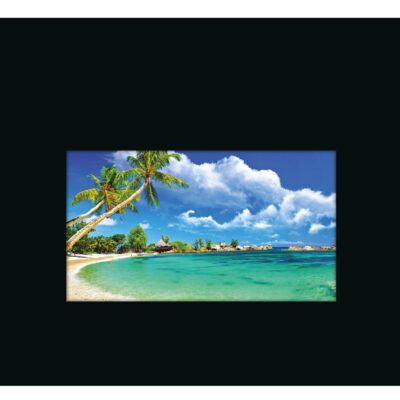 Aquavision 22" Alpha Complete Splashback TV 1100 x 670 Black Glass