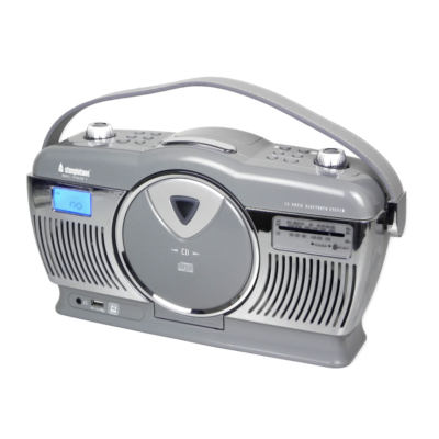 Steepletone STIRLING 4 Retro Style CD player, Radio with Bluetooth and USB Charging. 1
