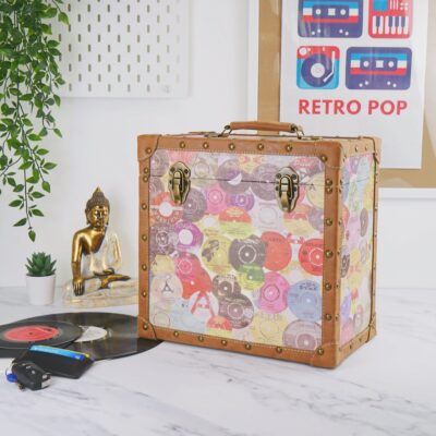 VINYL STORAGE CASE RETRO PRINT 12" LP
