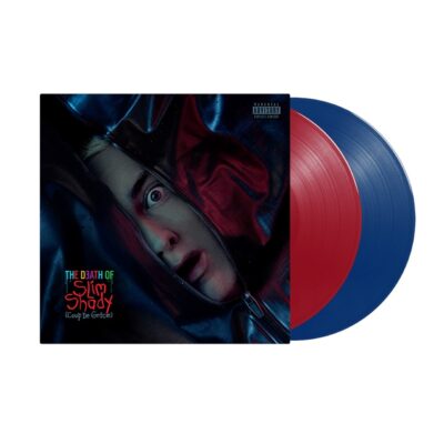 Eminem The Death Of Slim Shady Vinyl Record (2LP)(Red & Blue Discs)