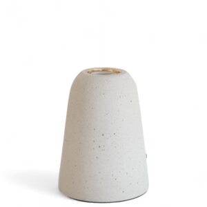 Single Bulb Spherical Sandstone Concrete Lamp Holder