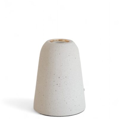 Single Bulb Spherical Sandstone Concrete Lamp Holder