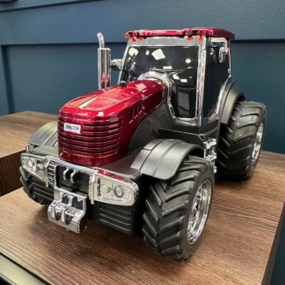 Tractor Portable Bluetooth Speaker & FM Radio (RED)
