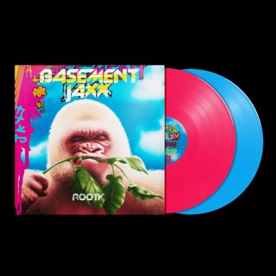 Basement Jaxx Rooty Vinyl Record (Limited edition pink & blue vinyl)