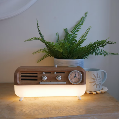 Calm Sleep Sound Speaker, Bedside Light & Alarm Clock