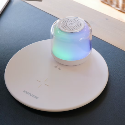 Steepletone Charge & Play Bluetooth Speaker & Wireless Charger