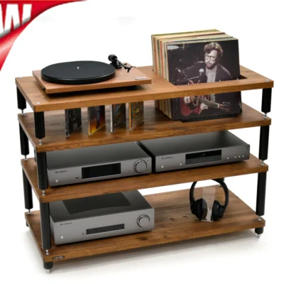 Atacama Apollo Storm 10 With Vinyl Storage (Dark Oak Finish)