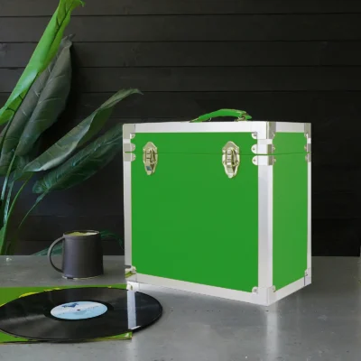 Vinyl Record Storage Box Green