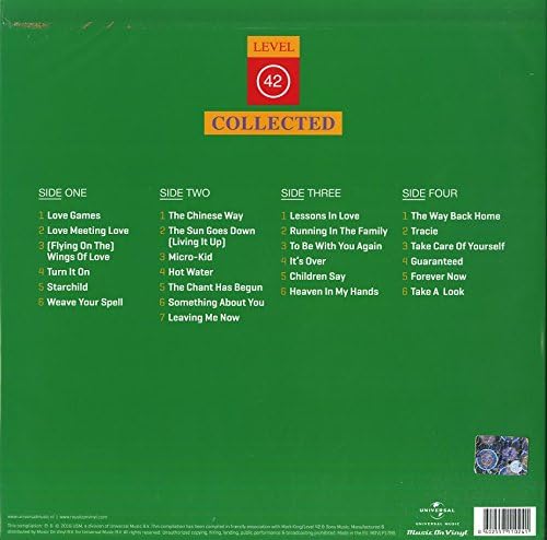 Level 42 Collected Vinyl Record (2LP) 1
