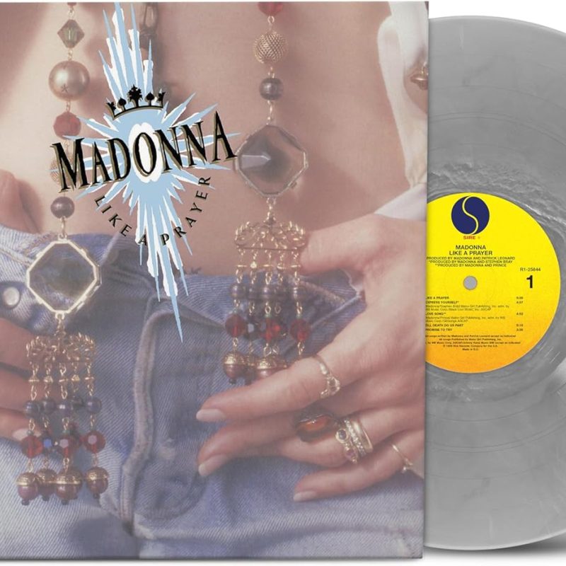 Madonna Like A Prayer Vinyl Record (Silver)