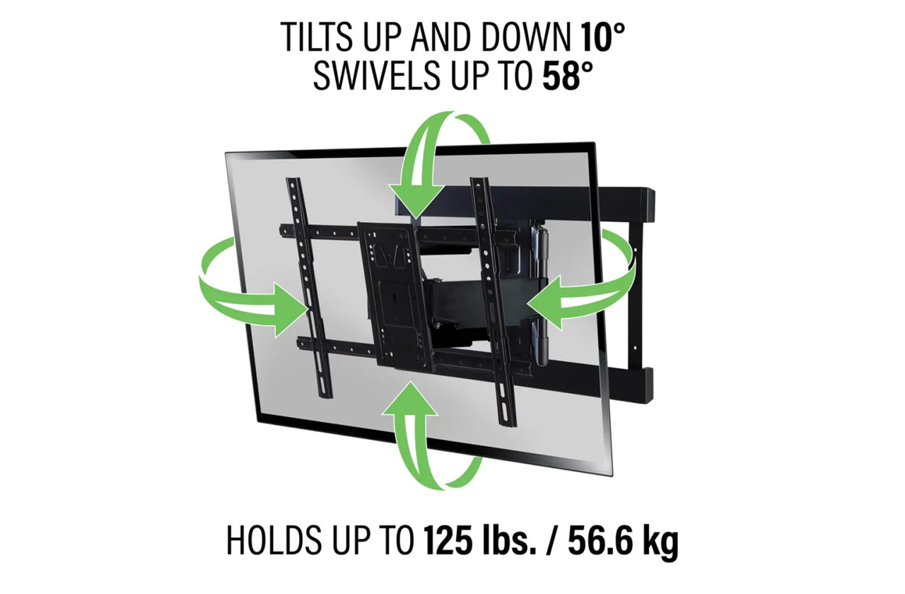 SANUS VLFS820-B2 Large Super Slim Full Motion Mount for 40"-90" Screens 2