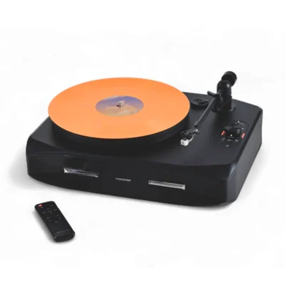 Steepletone Mayfair Fully Automatic Turntable With Built In Speakers