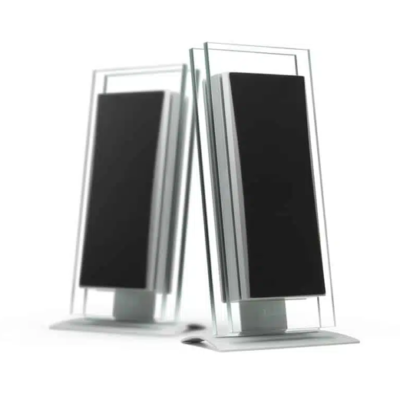 Waterfall Audio Elora Evo LR Glass Speaker (Single)(Black)