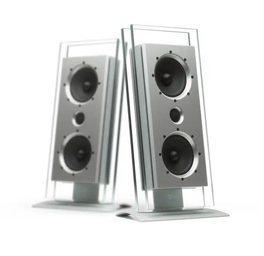 Waterfall Audio Elora Evo LR Glass Speaker (Single)(Black)
