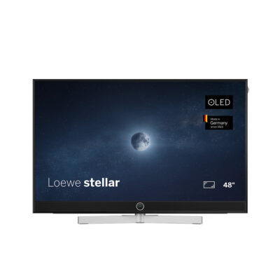 Loewe Stellar 48″ DR+ OLED Smart TV (Black/Lava Finish)