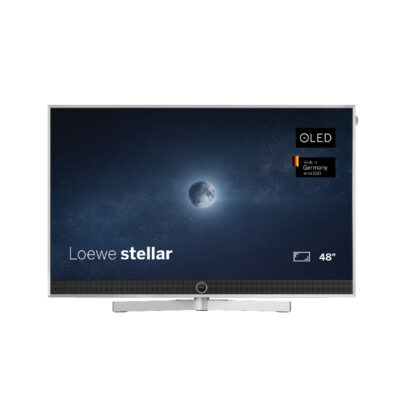 Loewe Stellar 48″ DR+ OLED Smart TV (Concrete/Aluminium Finish)