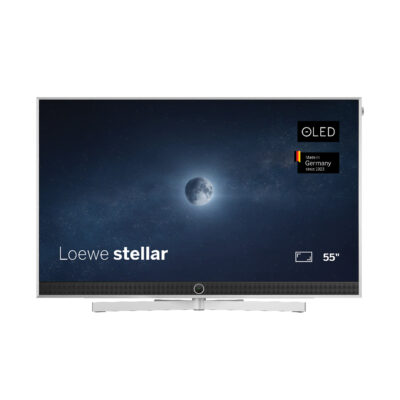 Loewe Stellar 55″ DR+ OLED Smart TV (Concrete/Aluminium Finish)