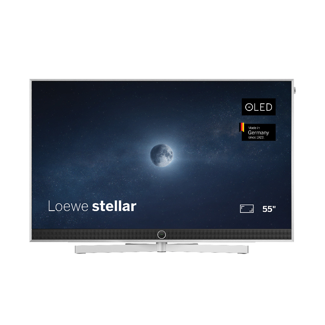 Loewe Stellar 55″ DR+ OLED Smart TV (Concrete/Aluminium Finish)