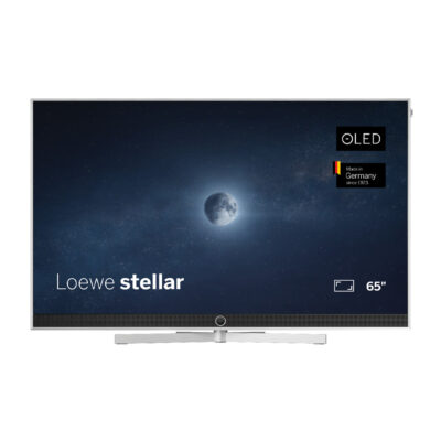 Loewe Stellar 65″ DR+ OLED Smart TV (Concrete/Aluminium Finish)