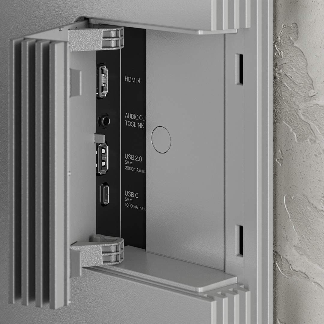 Loewe Stellar 65″ DR+ OLED Smart TV (Concrete/Aluminium Finish)