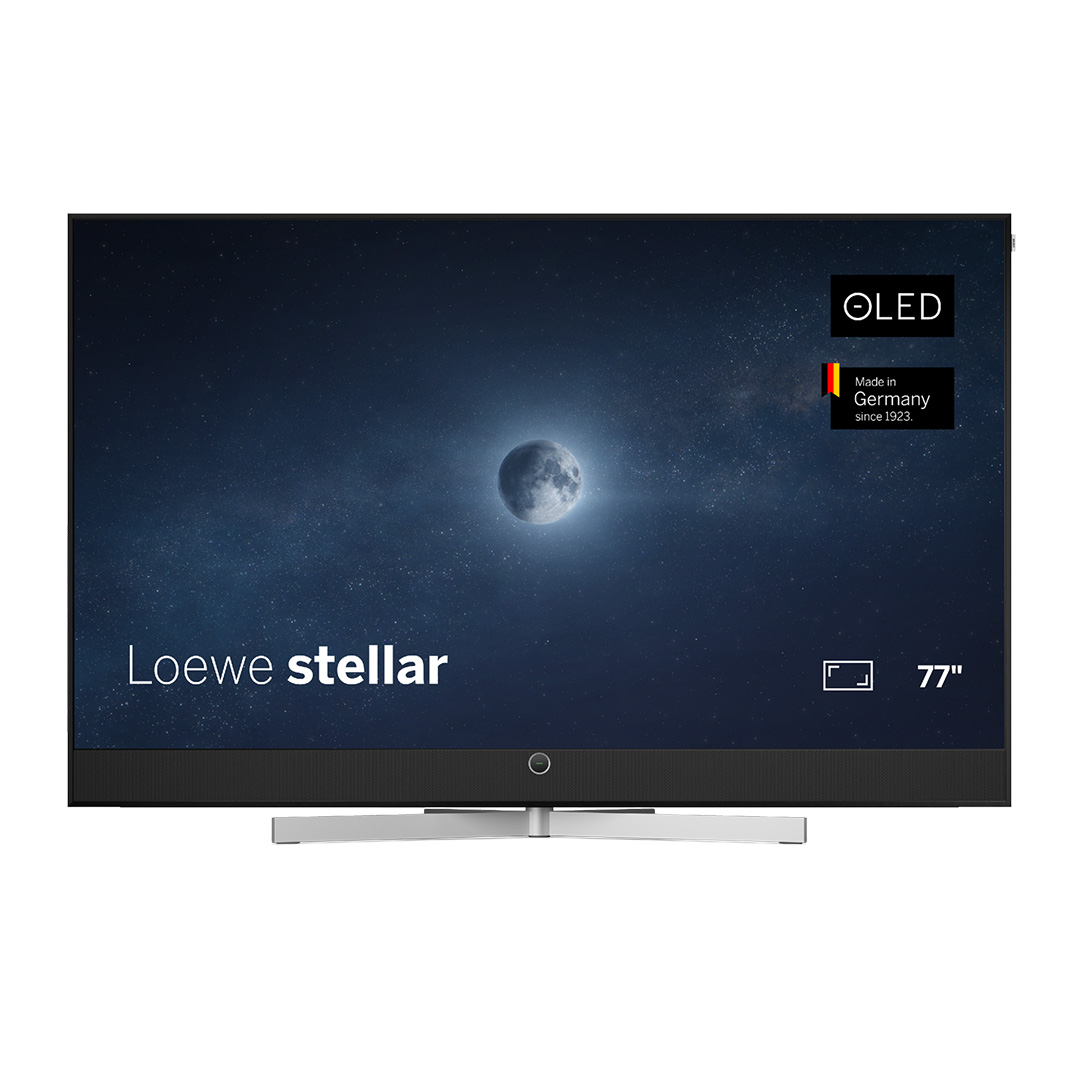 Loewe Stellar 77″ DR+ OLED Smart TV (Black Aluminium Finish)