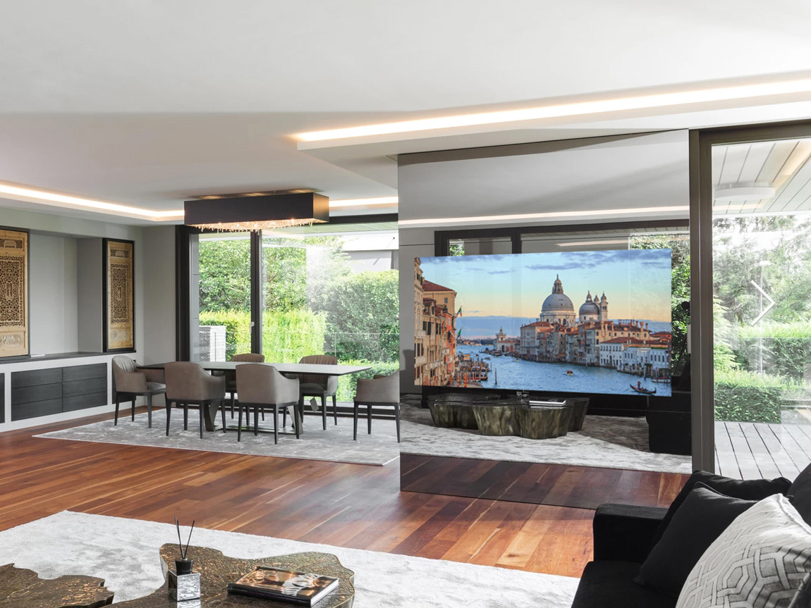 NEOD custom mirror television installation - Forest ON