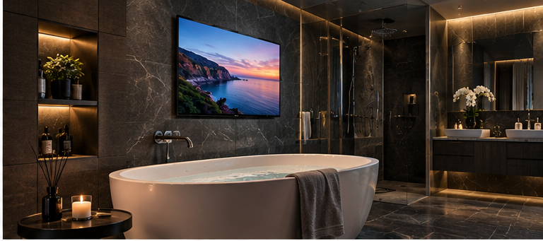Bathroom TV