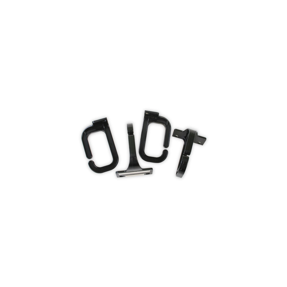 Strong® Rack Magnetic Single D-Ring for Anywhere Wire Management - Pack of 4