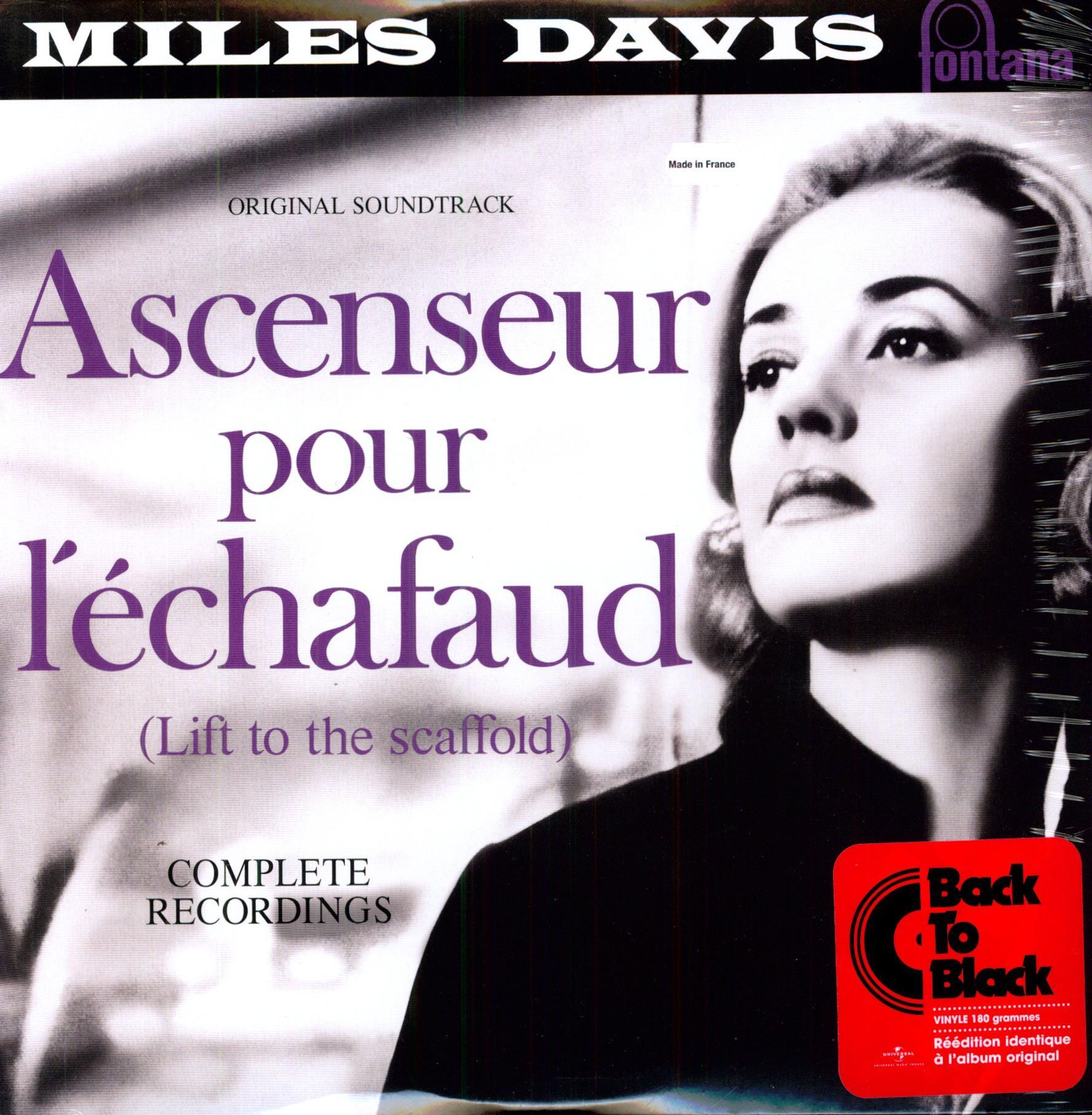 Miles Davis – Ascenseur Pour L'echafaud (remastered) (180g) — barcode 0042283630512