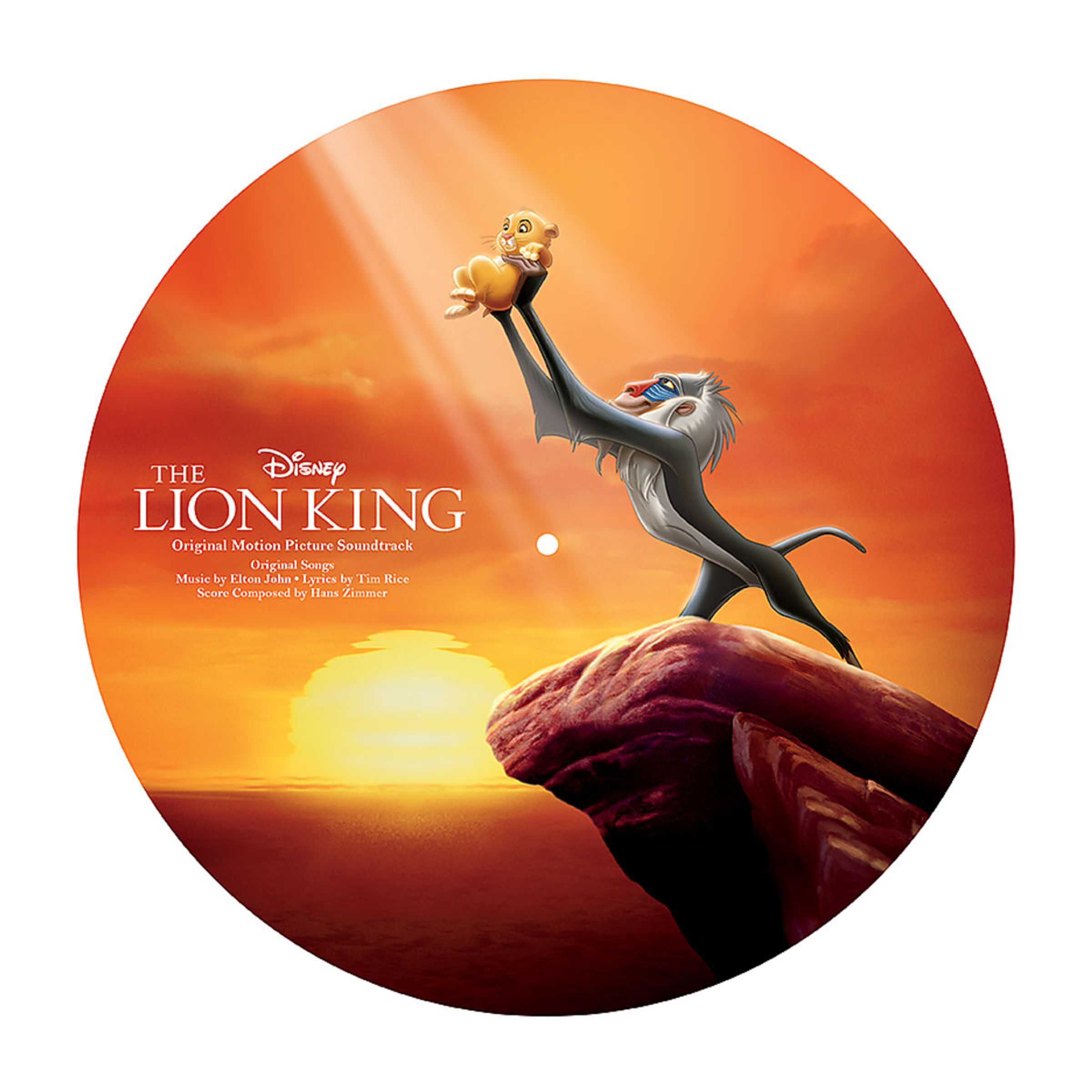 – The Lion King/ Der König der Löwen - English Version (Picture Disc) — barcode 0050087304607