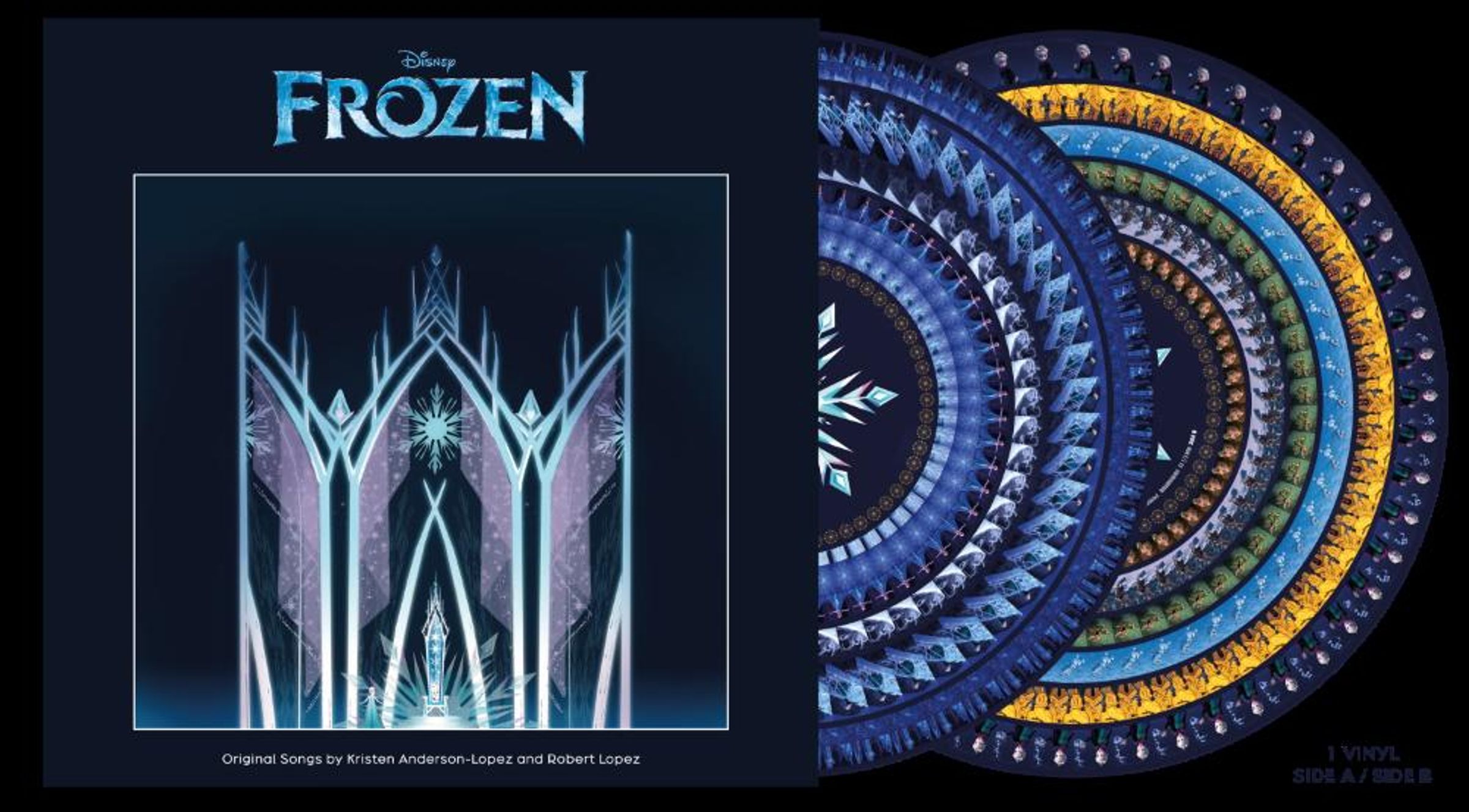 – Frozen: The Songs (10th Anniversary Edition) (Zoetrope Vinyl) (Picture Disc) — barcode 0050087541385