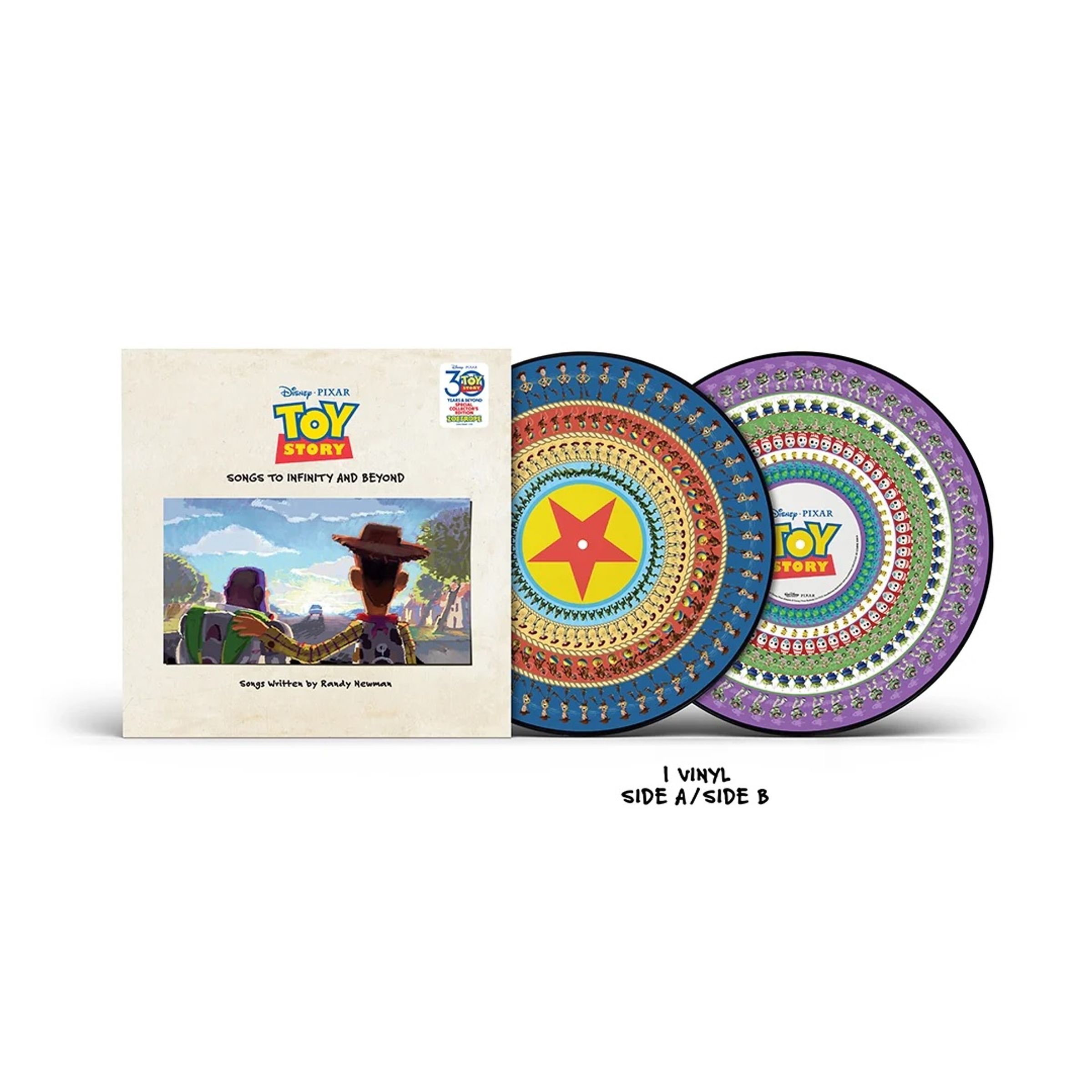 Randy Newman – Toy Story: Songs To Infinity And Beyond (Zoetrope Vinyl) — barcode 0050087574710