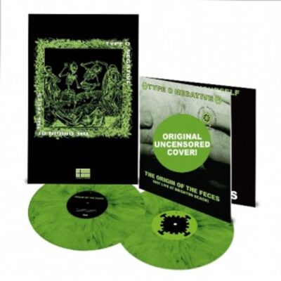 Type O Negative – The Origin Of The Feces (Deluxe 30th Anniversary Edition) (Green & Black Vinyl) — barcode 0081227882396