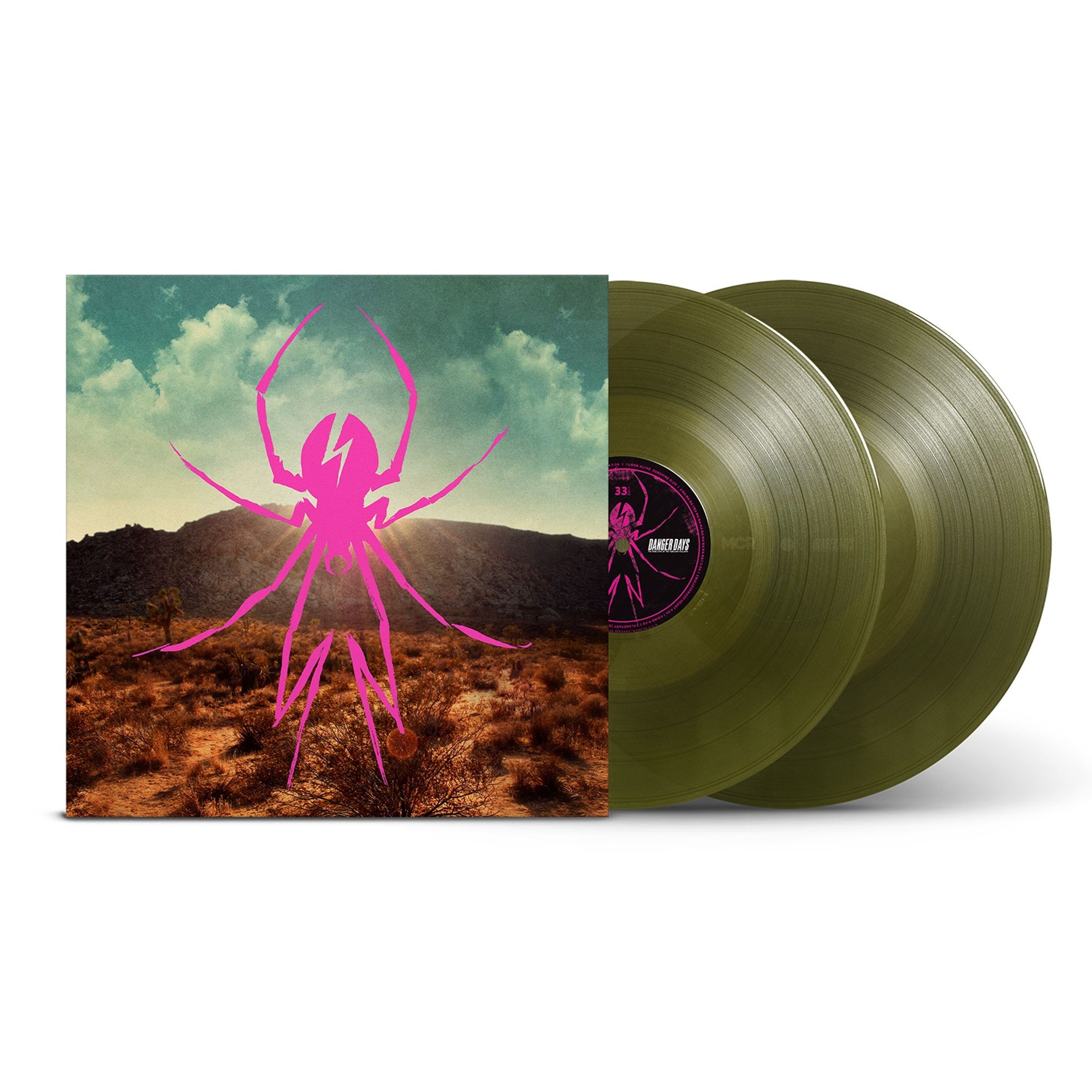 My Chemical Romance – Danger Days: The True Lives Of The Fabulous Killjoy (remastered) (Deluxe Edition) (Green Sludge Vinyl) — barcode 0093624820000