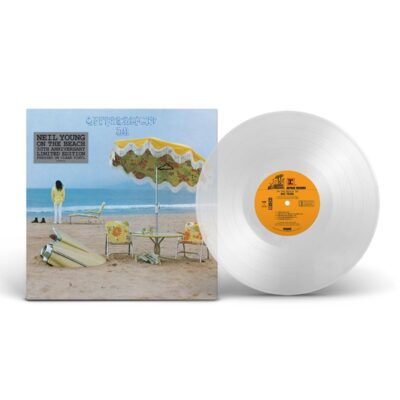 Neil Young – On The Beach (50th Anniversary) (Limited Edition) (Clear Vinyl) — barcode 0093624852339