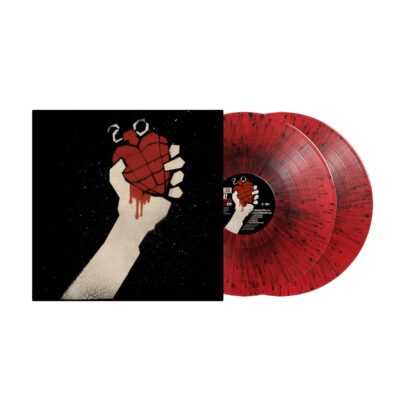 Green Day – American Idiot (20th Anniversary) (Deluxe Edition) (Red & Black Splatter Vinyl) — barcode 0093624862734