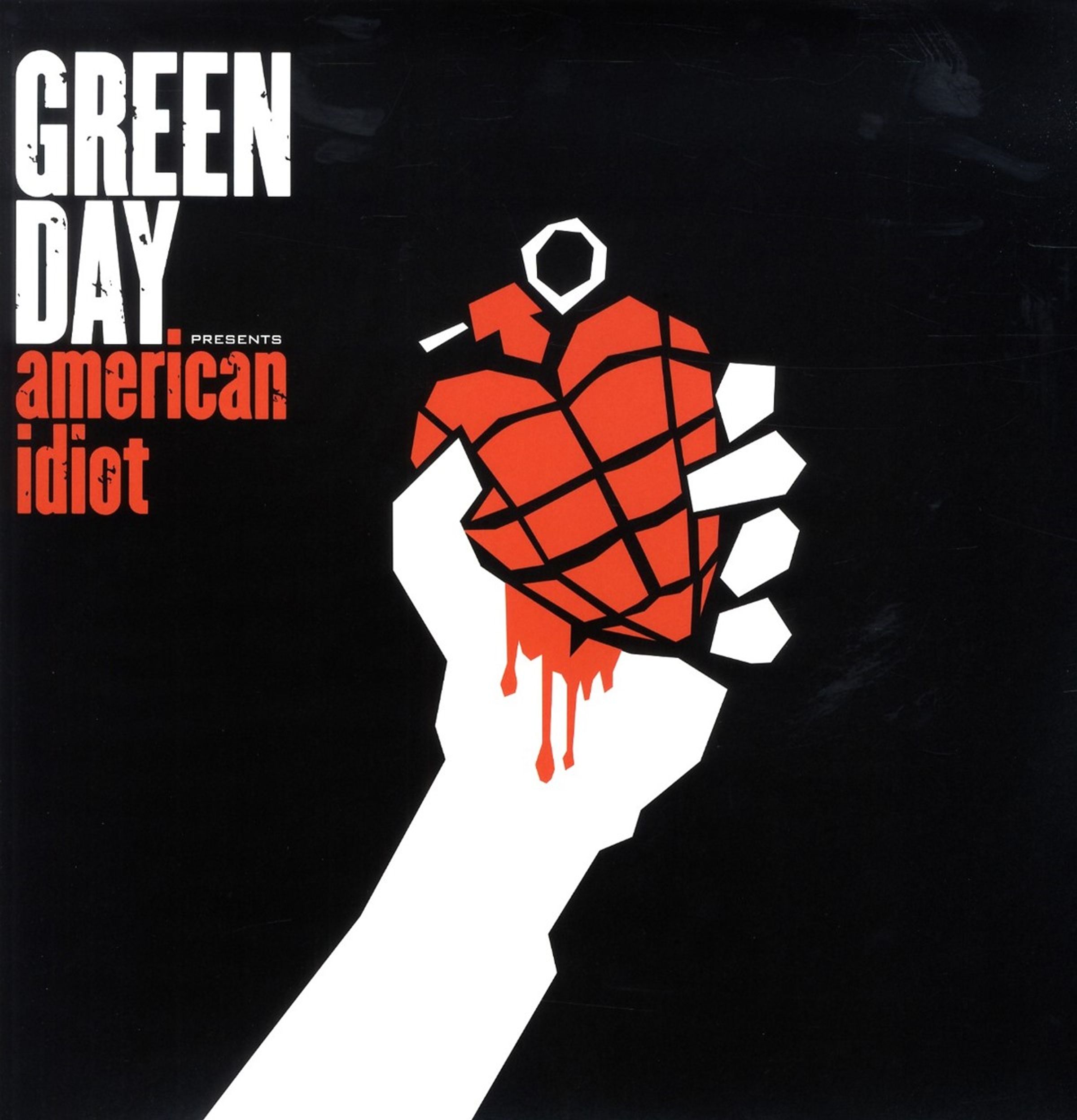 Green Day – American Idiot (Limited Edition) (Red, White & Black Vinyl) — barcode 0093624922810