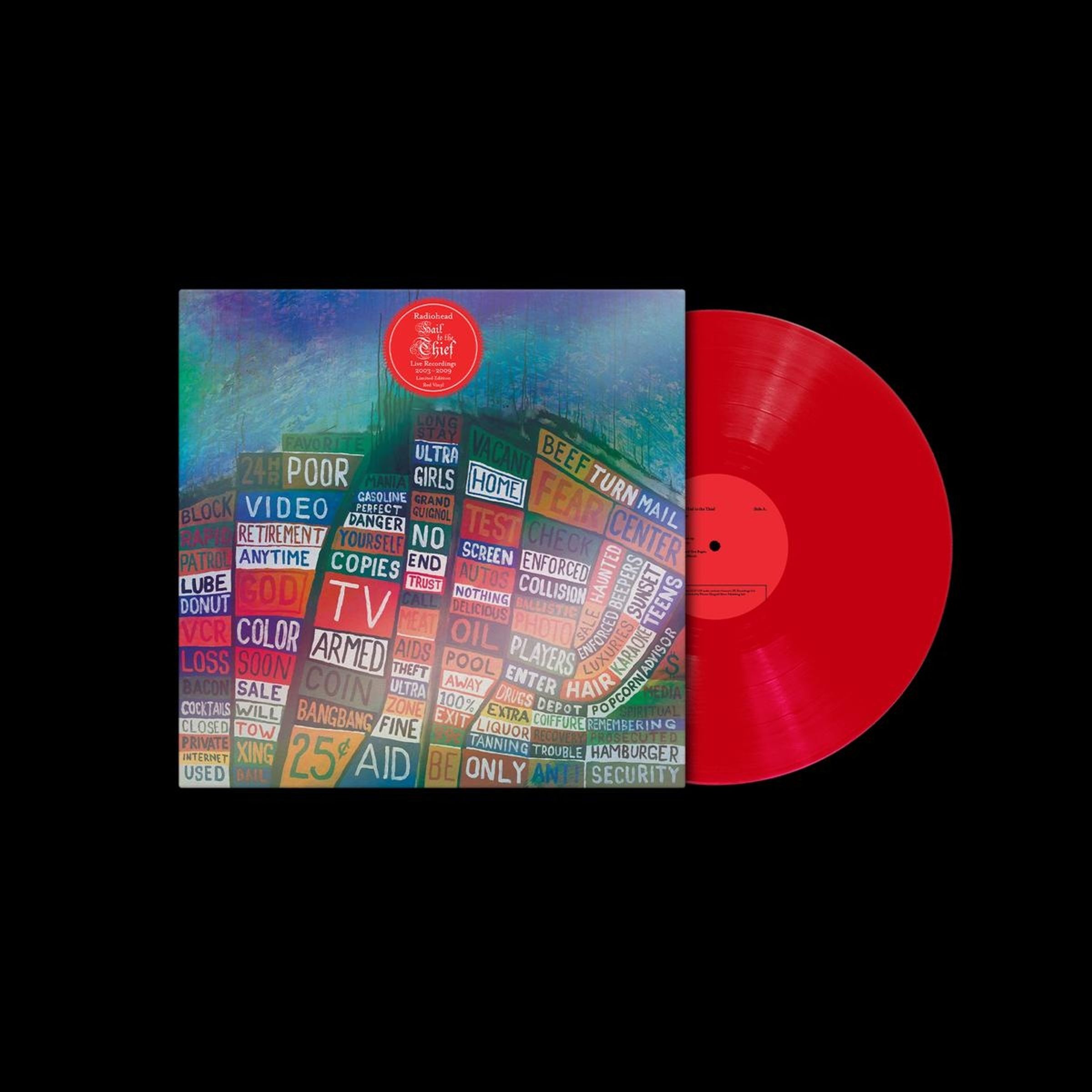 Radiohead – Hail To The Thief (Live Recordings 2003-2009) (Limited Edition) (Red Vinyl) — barcode 0191404156308