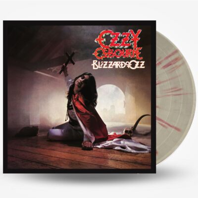 Ozzy Osbourne – Blizzard Of Ozz (Limited Edition) (Silver W/ Red Swirl Vinyl) — barcode 0194398125114