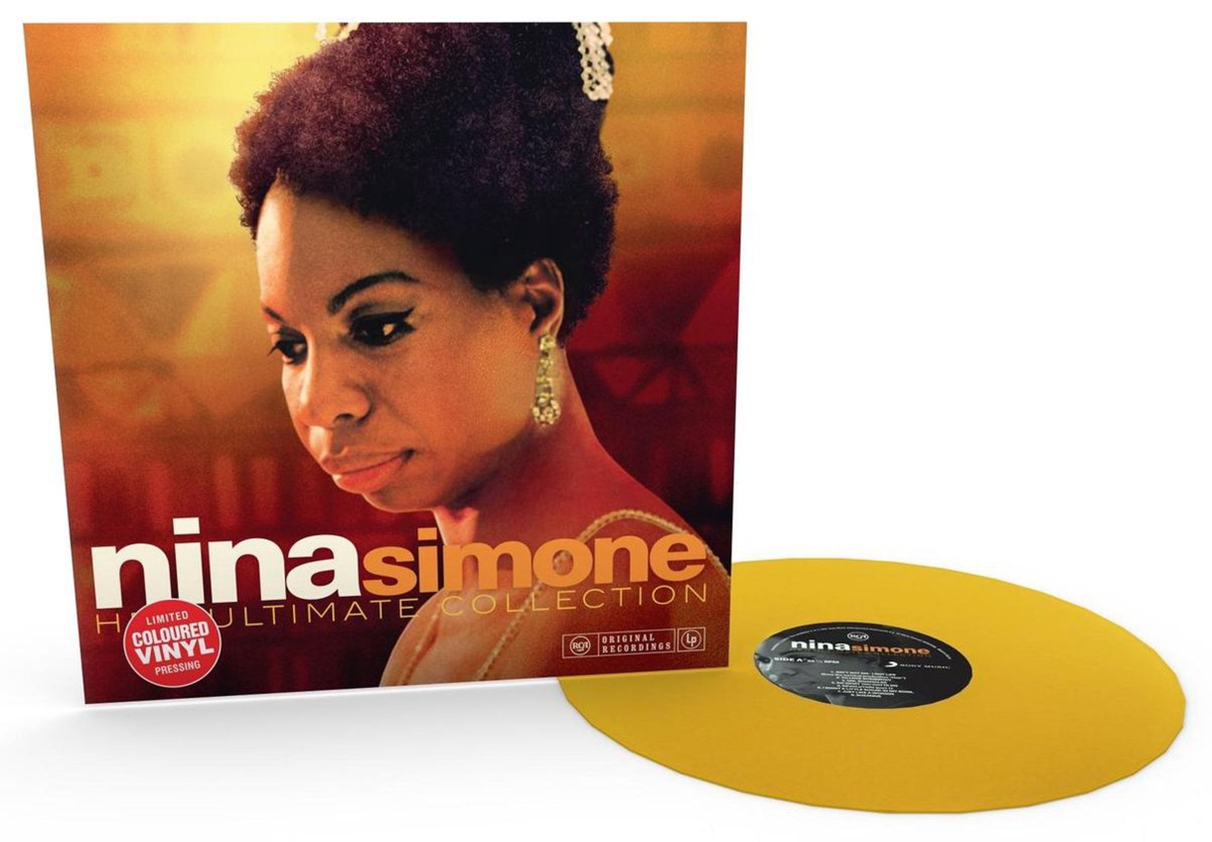 Nina Simone – Her Ultimate Collection (Limited Edition) (Yellow Vinyl) (180g) — barcode 0194398930510