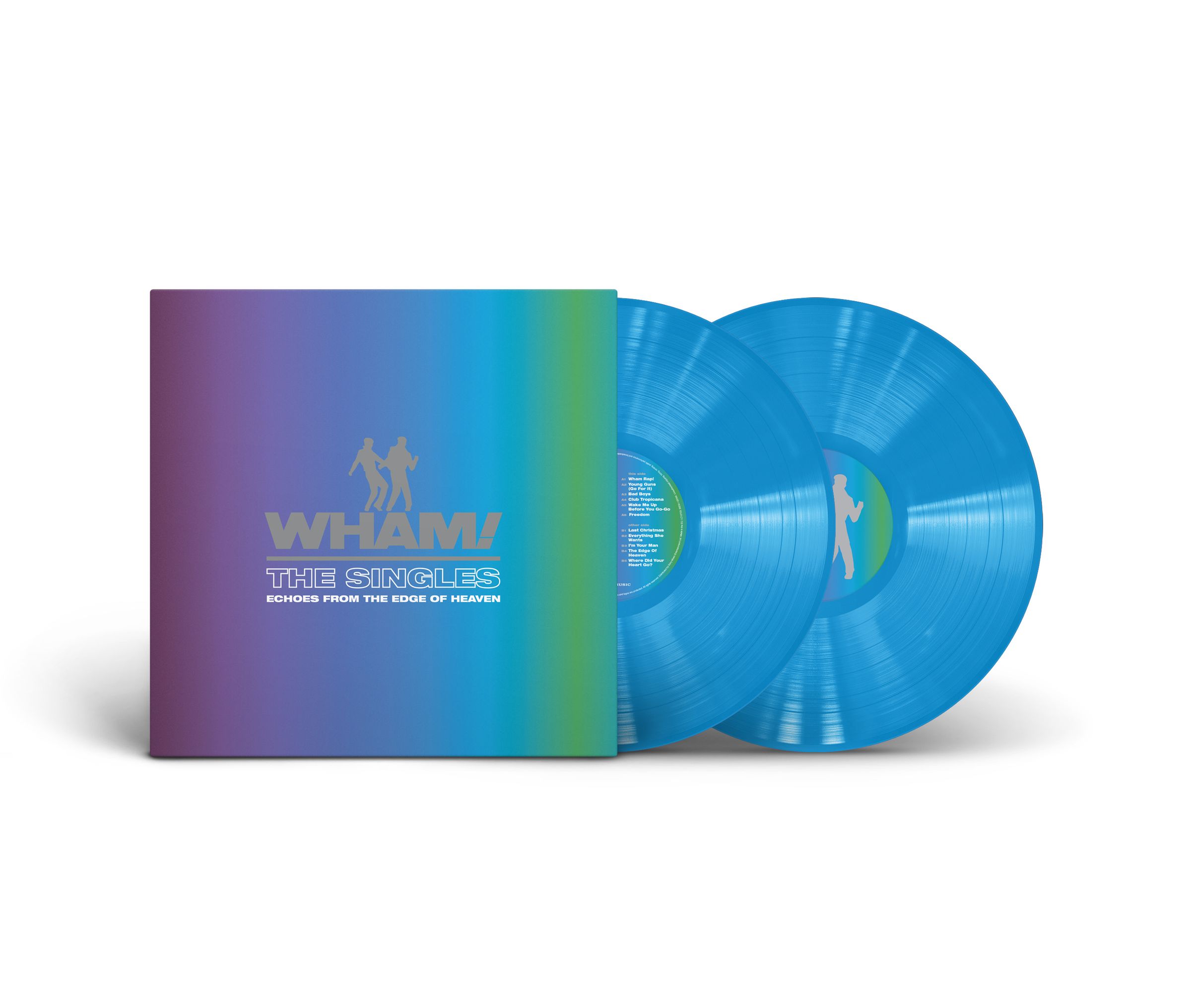 Wham! – The Singles: Echoes From The Edge Of Heaven (Limited Edition) (Blue Vinyl) — barcode 0196587116712